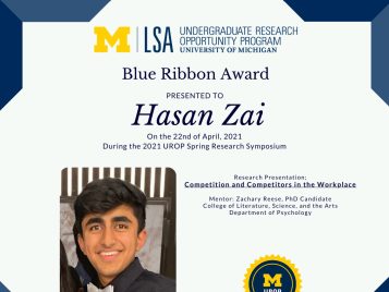 2021 UROP Spring Symposium Blue Ribbon IG 1 